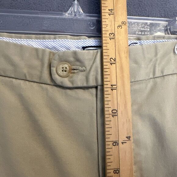 Peter Millar Raleigh Washed Twill Pants Pima Cotton Mens Size 40 Khaki Beige - Picture 8 of 10
